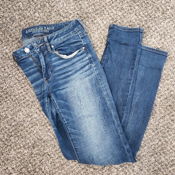 XLONG American Eagle Skinny Jeans - Picture 1 of 4